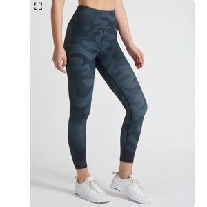 Lilybod Whitley Legging Blue Night Camo Size Crop Medium M